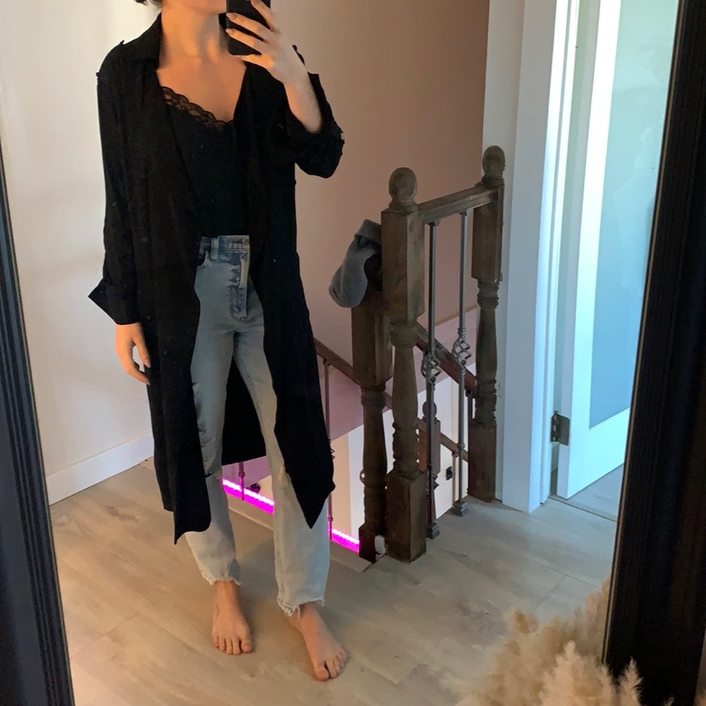 Long Black Duster